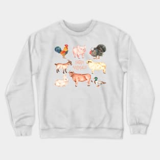 Farm Animals Crewneck Sweatshirt